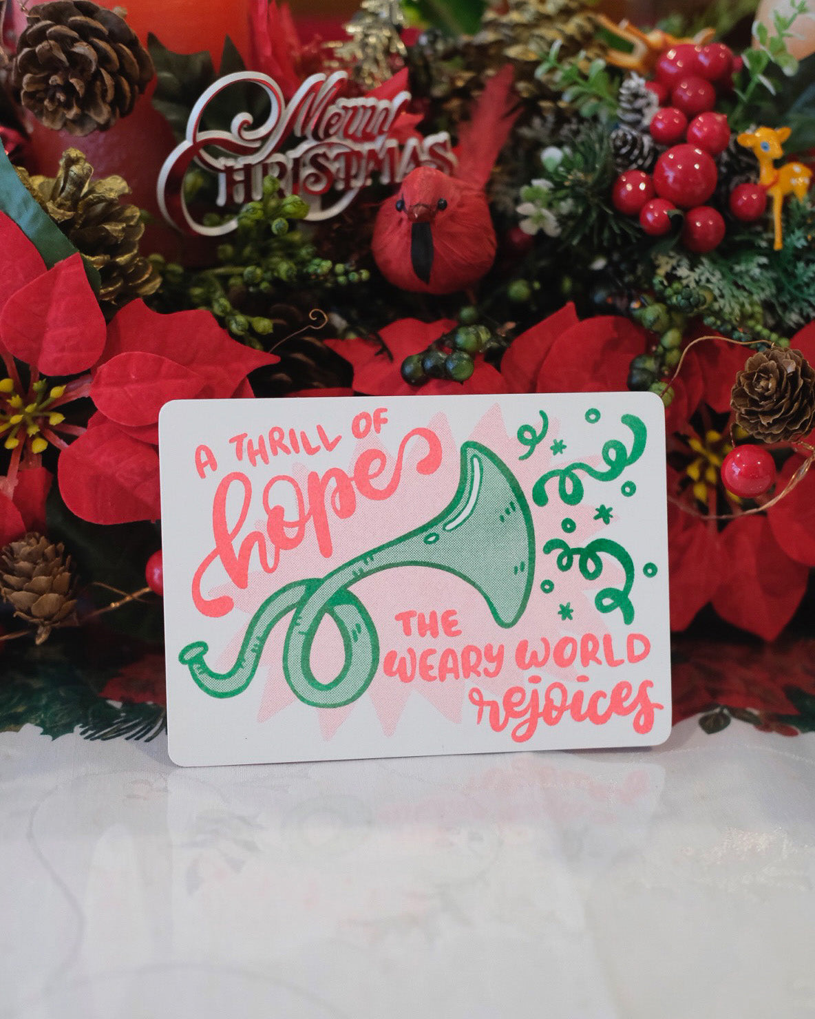 A Thrill of Hope Postcard