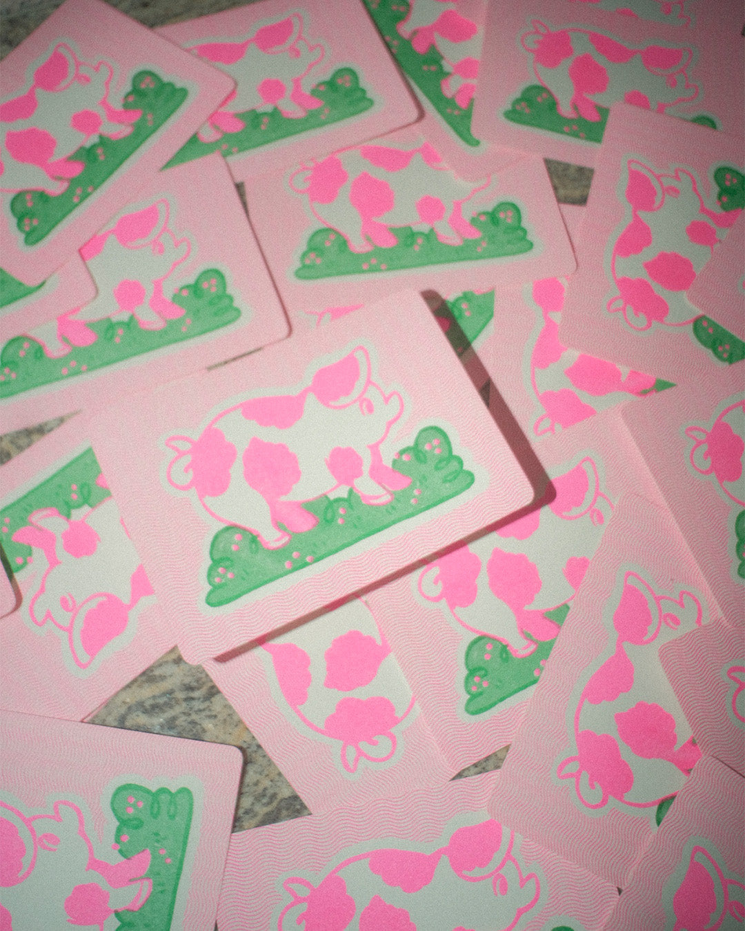 Pretty Piggy Postcard