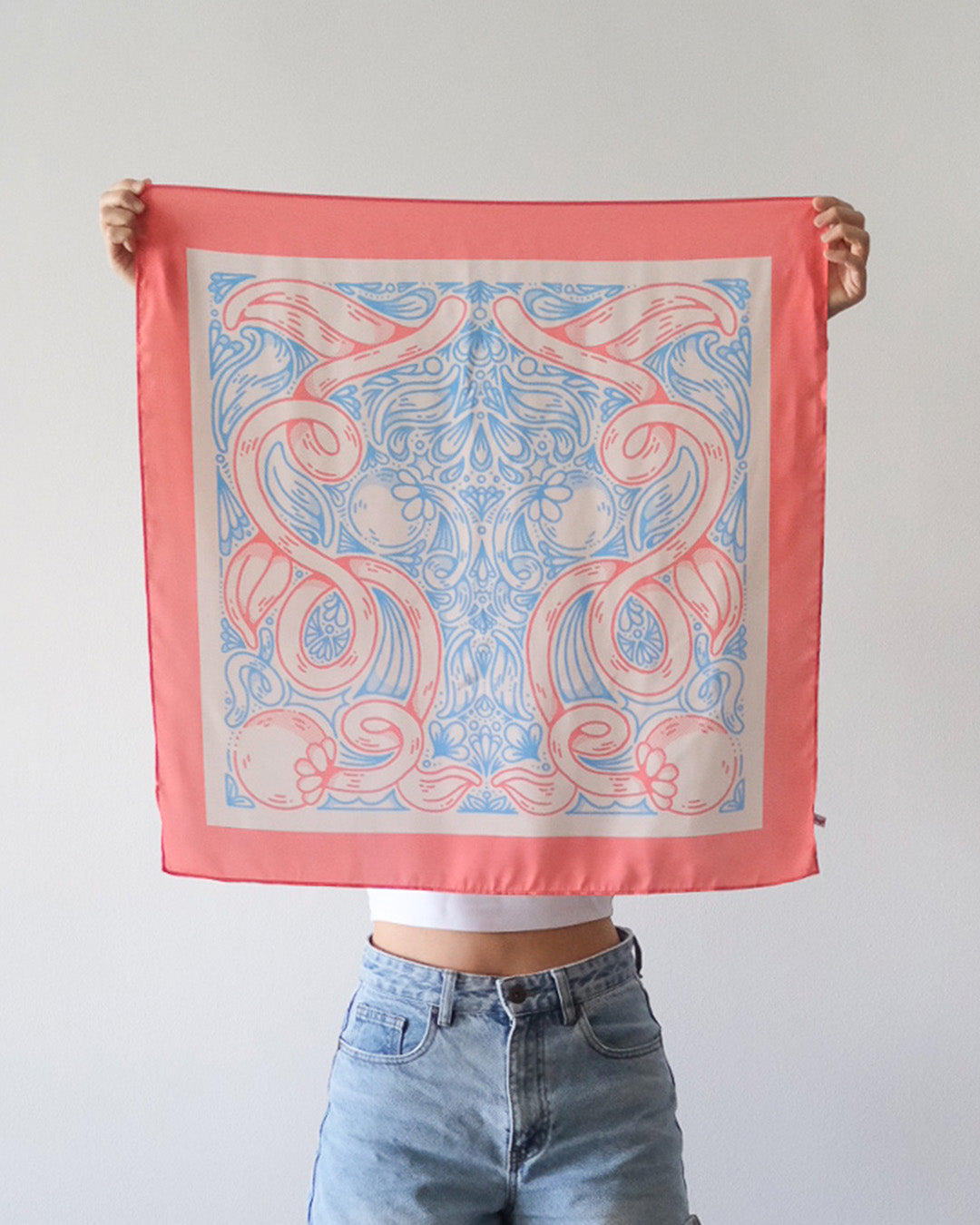 Flourish Scarf (Pink)