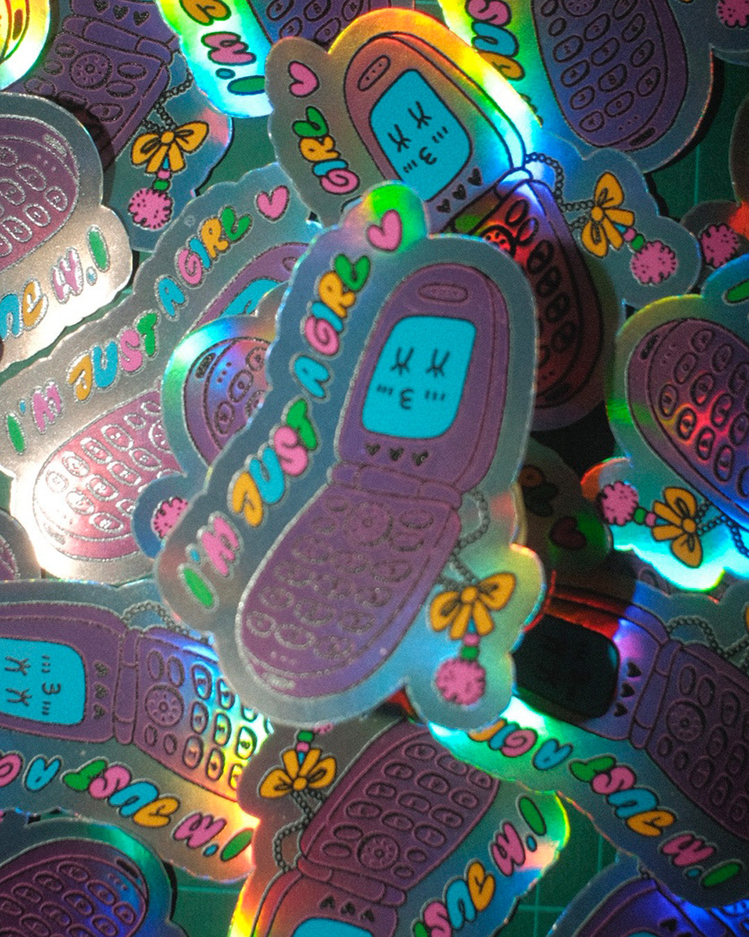 I'm Just A Girl Sticker