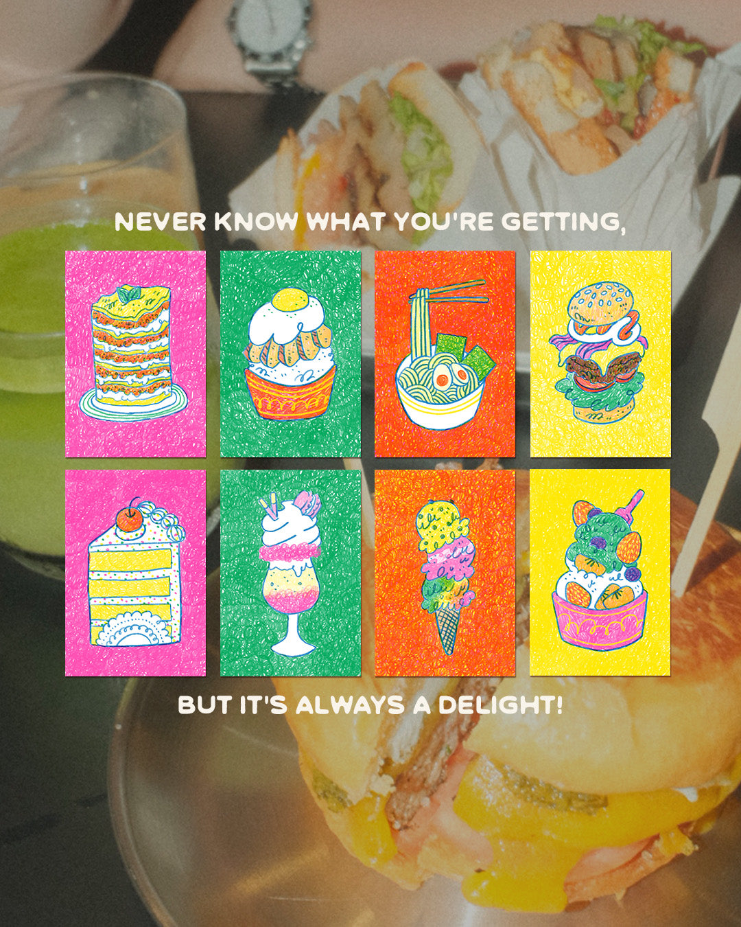 Summer Delights Risograph Omakase